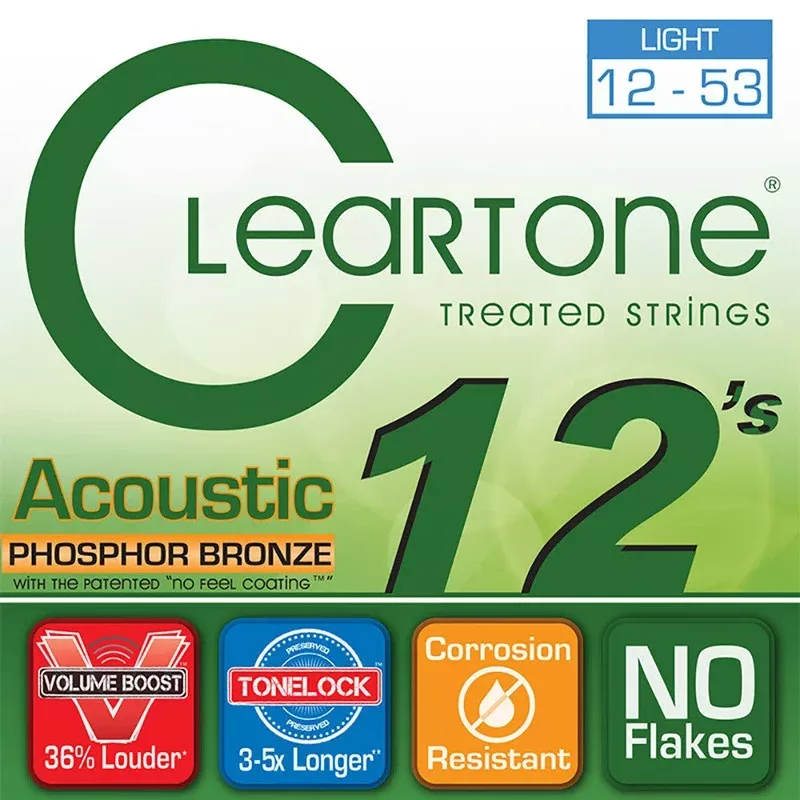 Cleartone .012-.053 Light Phosphor Bronze