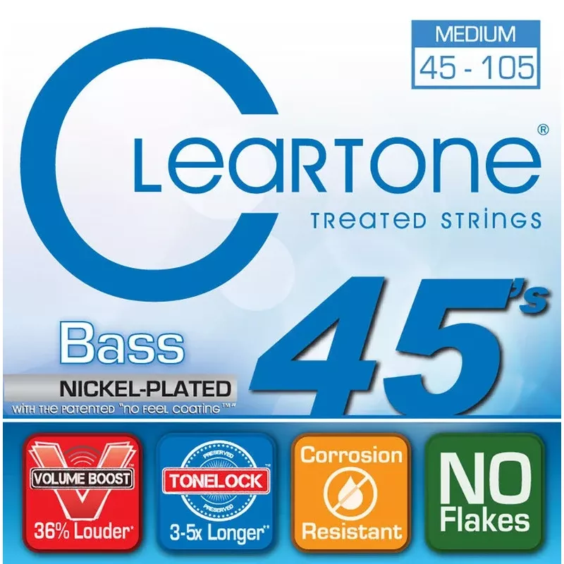 Cleartone .045-.105 Medium Bass Strings