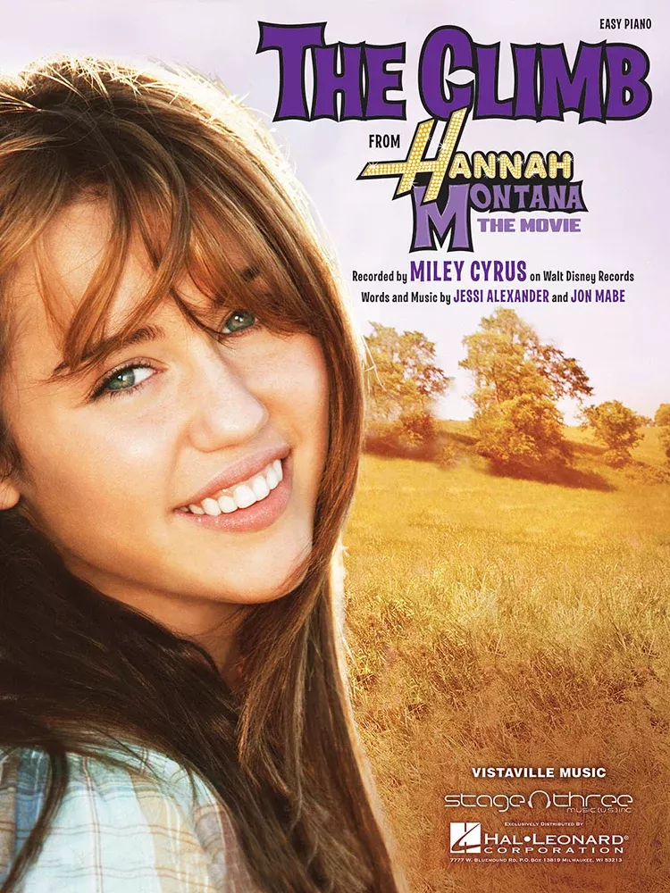 The Climb From Hannah Montana Easy Piano S/S