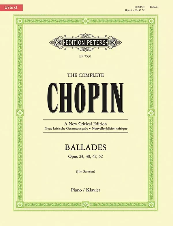 The Complete Chopin: Ballades: Piano (Solo)