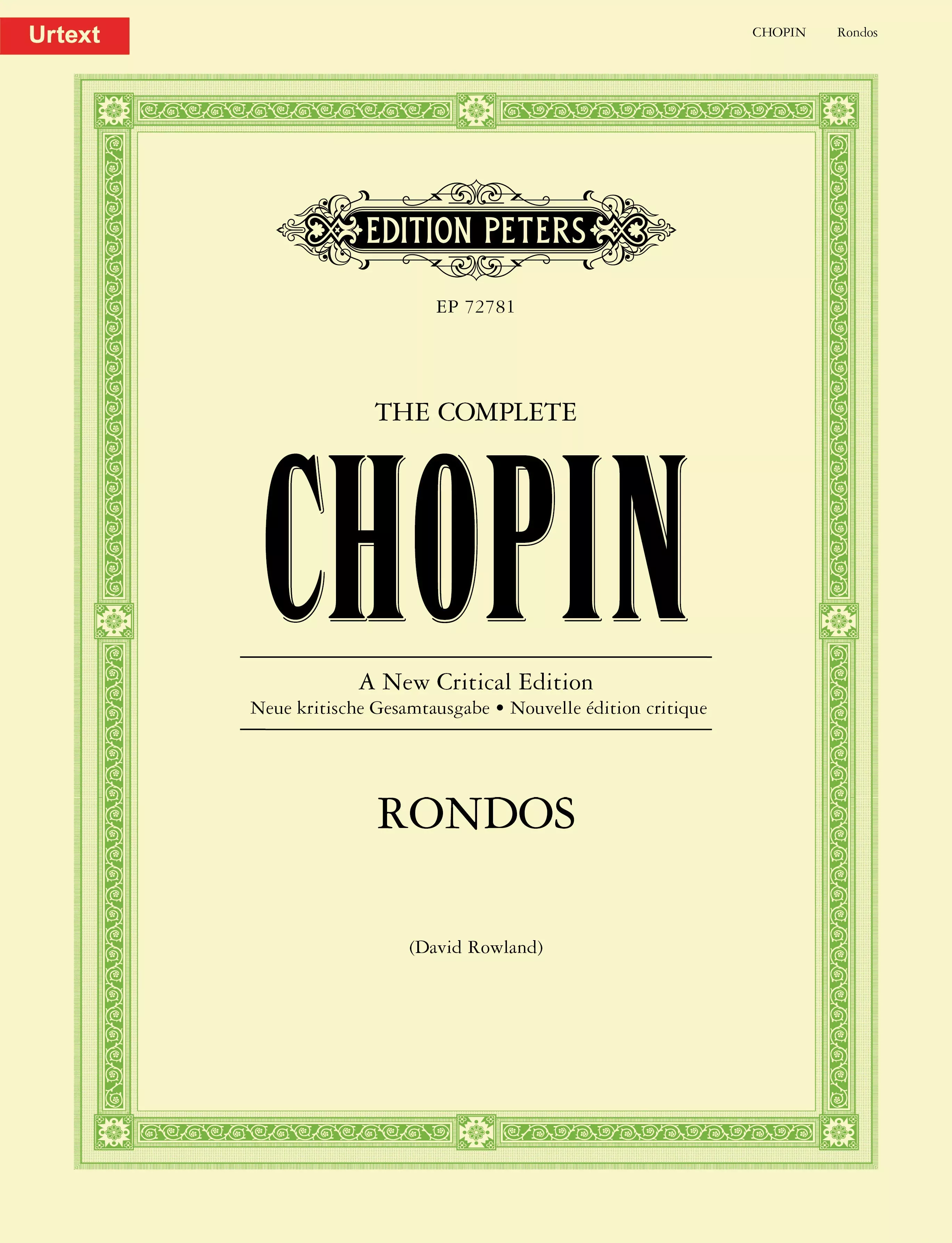 The Complete Chopin: Rondos: Piano Solo Book