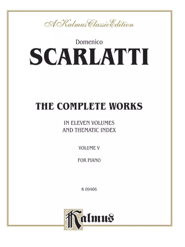 The Complete Works, Volume V: Piano Book