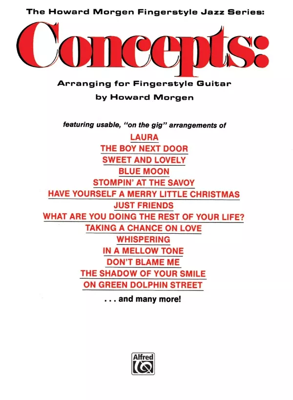Concepts: Arranging for Fingerstyle Guitar: Guitar Book