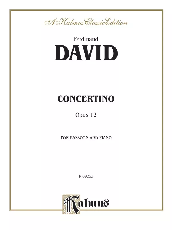 Concertino, Opus 12: Bassoon & Piano Part(s)
