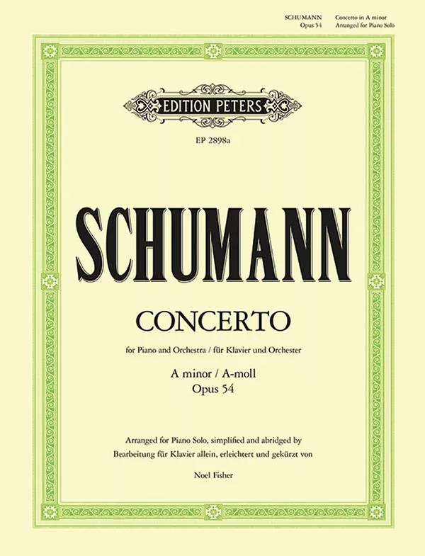 Concerto in A minor Op.54: Sheet, Piano_Keyboard