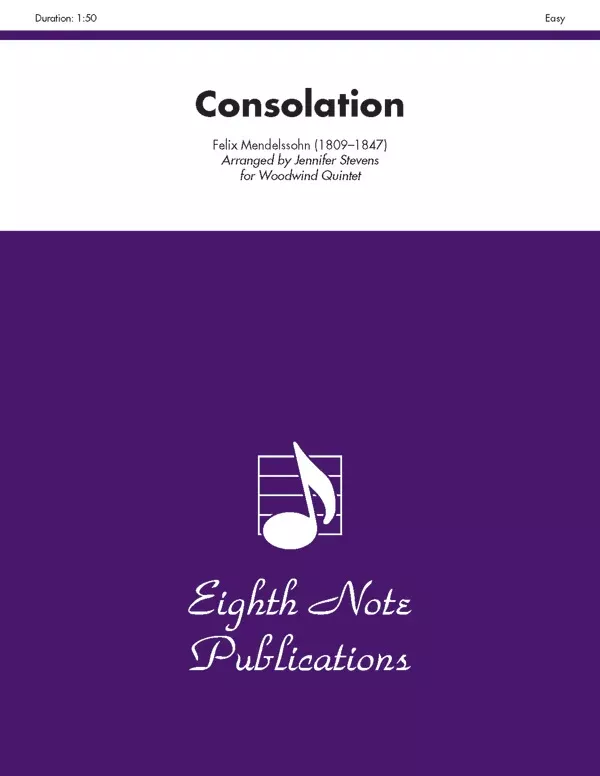 Consolation: Woodwind Quintet Score & Parts
