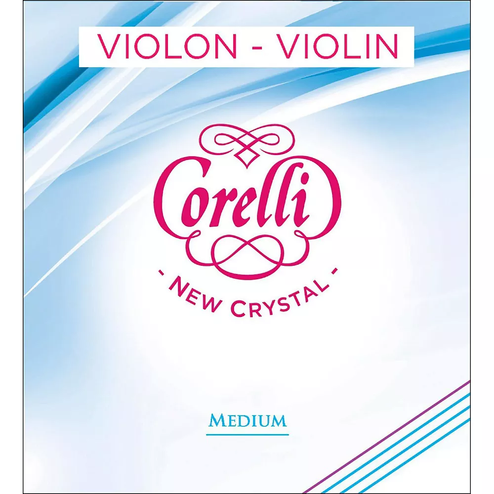 Corelli Crystal Violin D String 4/4 Size Medium Loop End