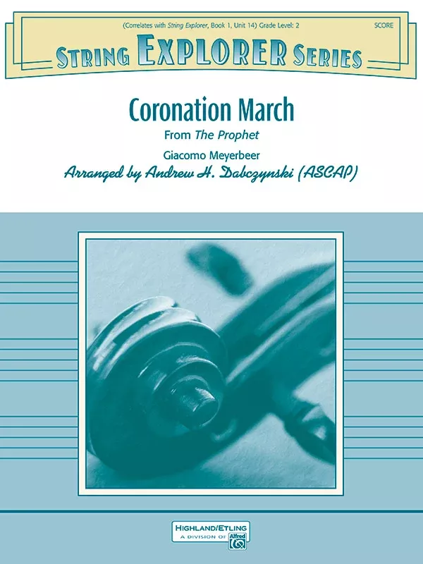 Coronation March (from The Prophet): String Orchestra Conductor Score