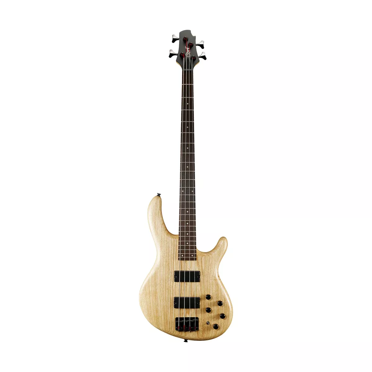 Cort Action DLX AS 4-String Bass Guitar, Open Pore Natural