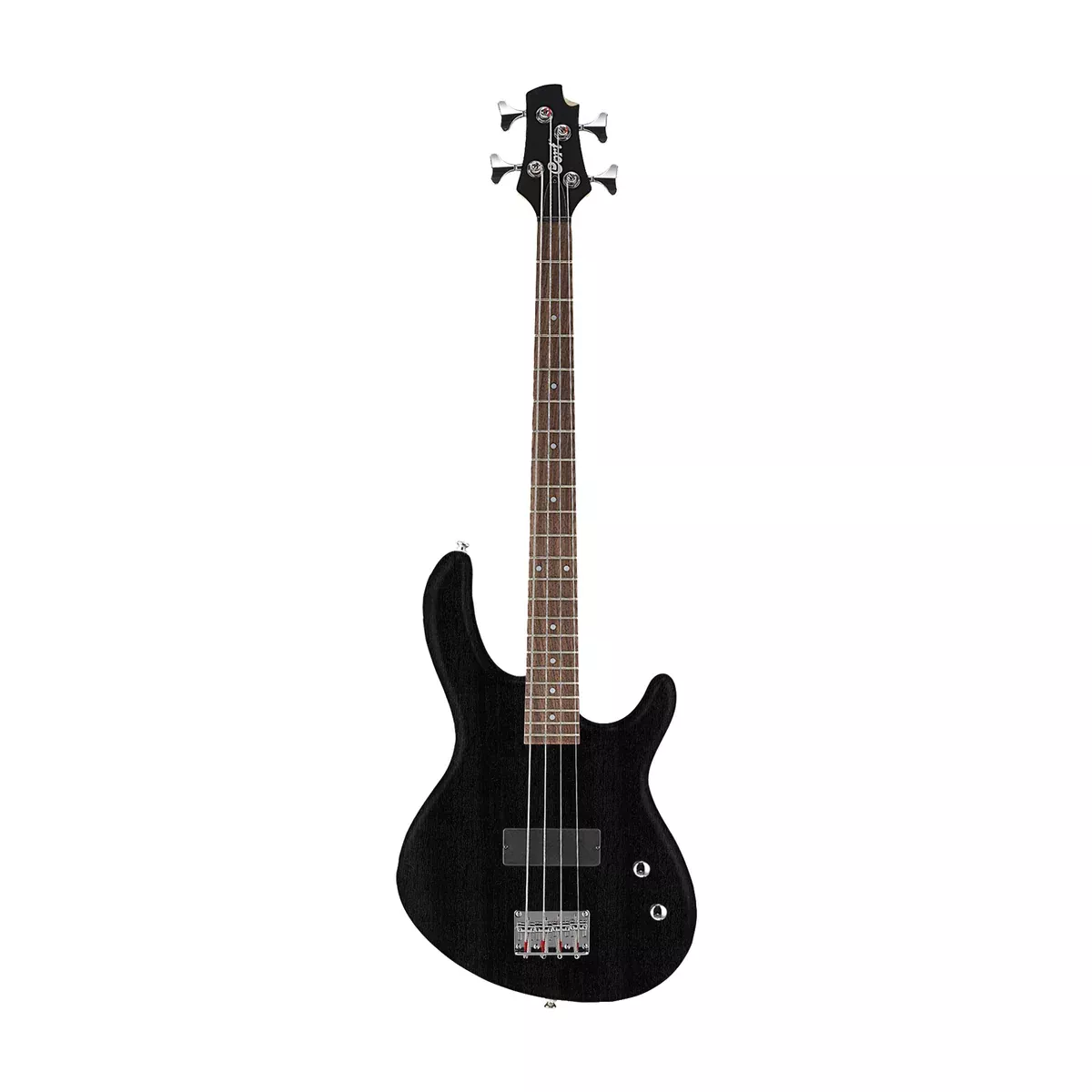 Cort Action Junior Bass Guitar, Open Pore Black