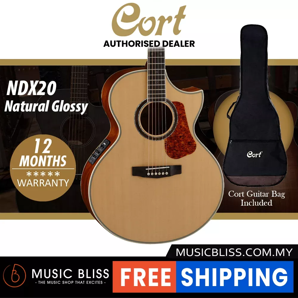 Cort NDX20 Acoustic Guitar with Bag – Natural