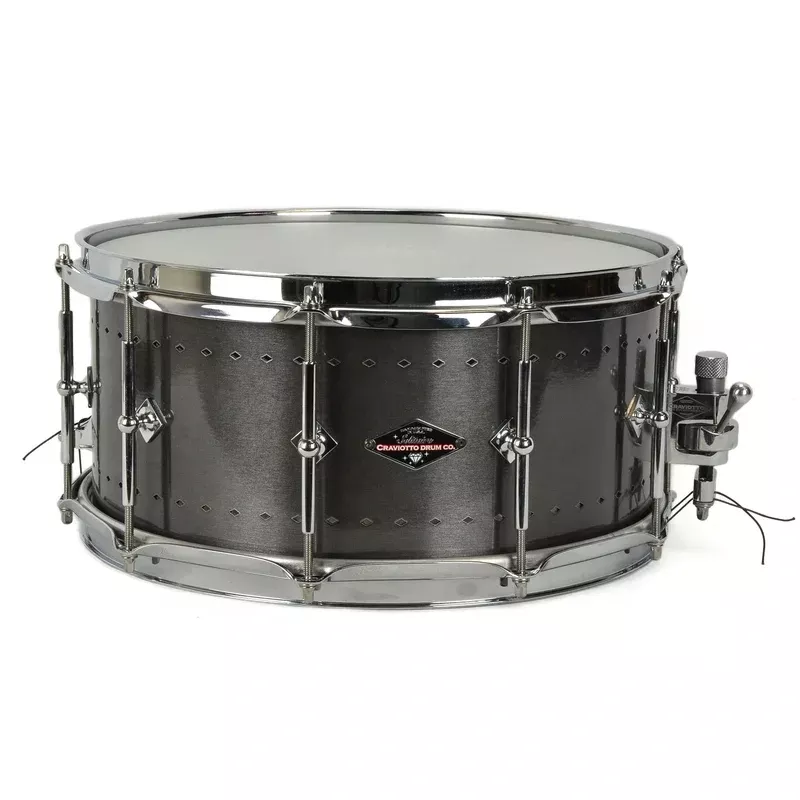 Craviotto 6.5×14″ Solitaire Snare – Aged Pewter