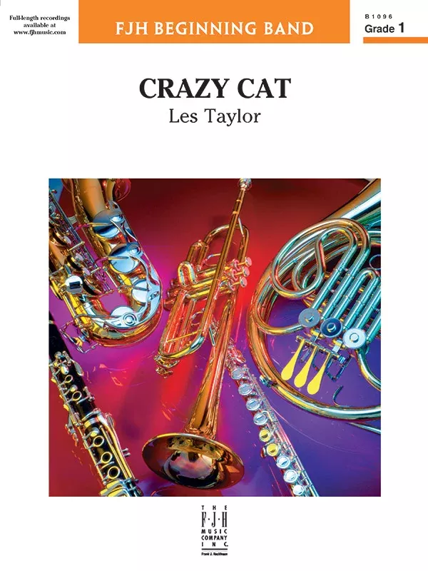 Crazy Cat: Concert Band Conductor Score & Parts