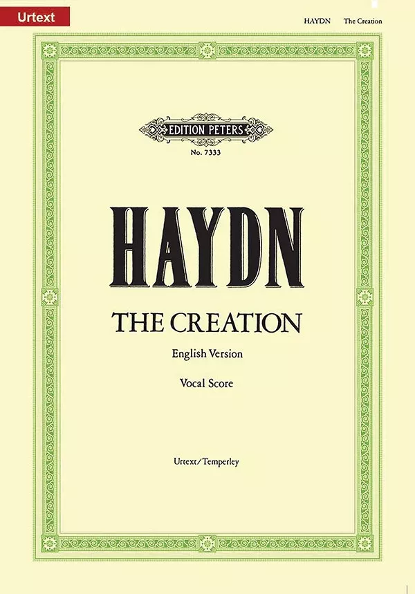 The Creation Hob.XXI/2 Vocal Score: Vocal Score Book