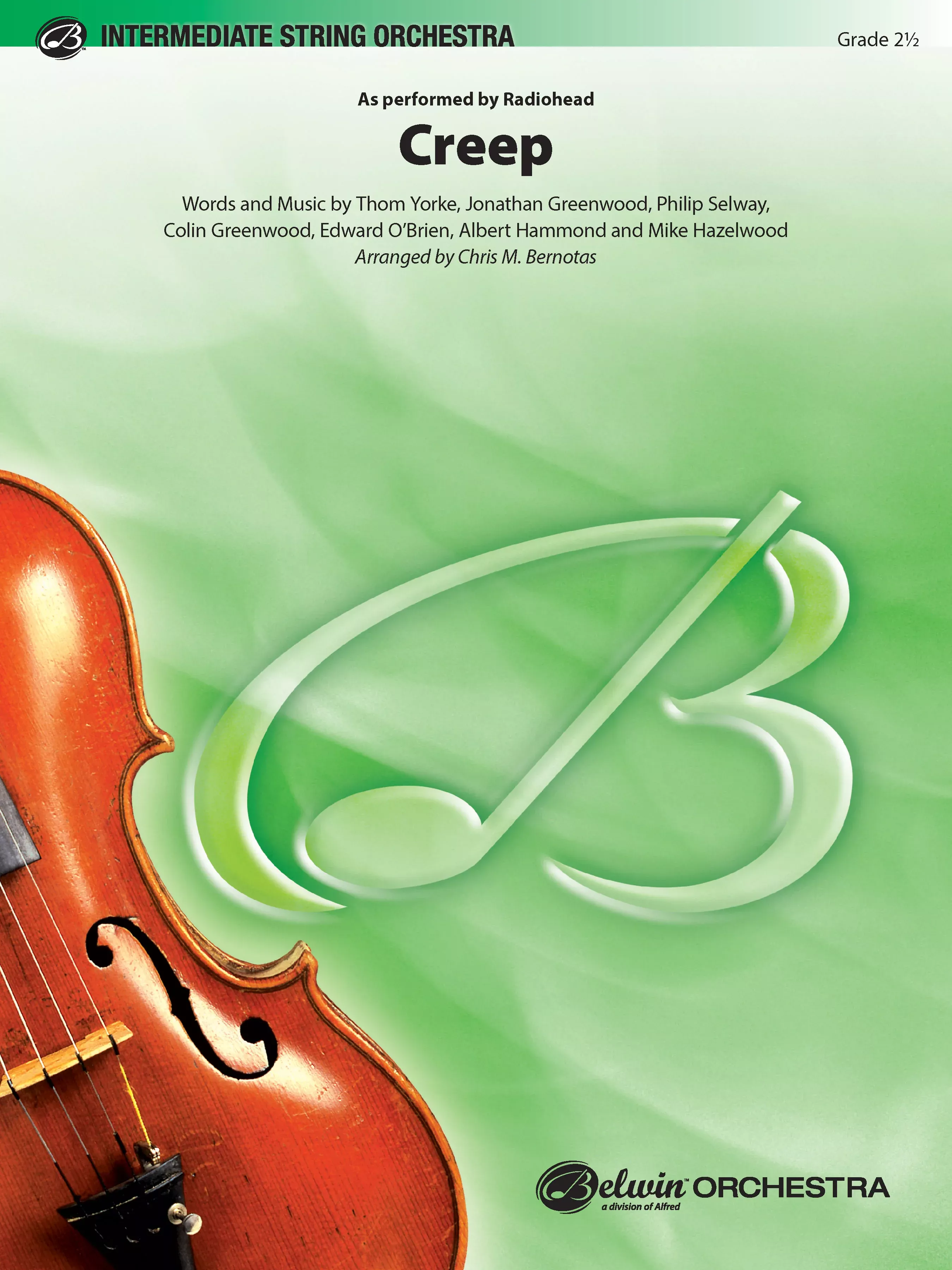 Creep: String Orchestra Conductor Score & Parts