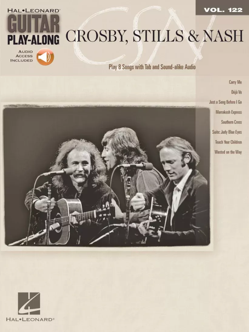 Crosby Stills & Nash Guitar Play Along Volume 122 Book & CD