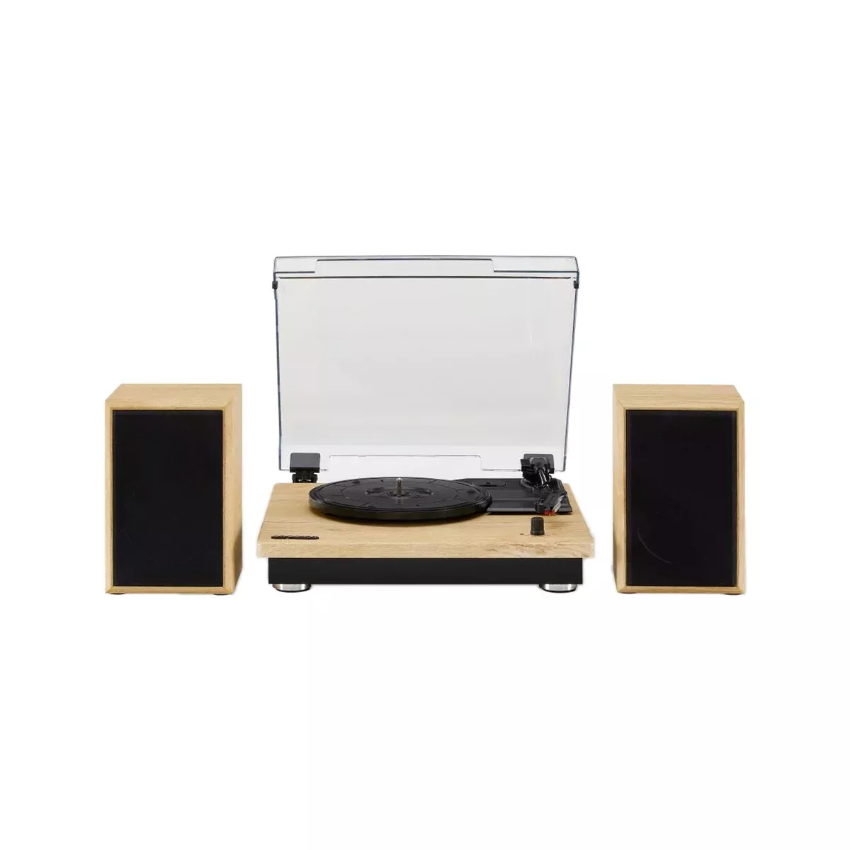 Crosley Brio Record Player w/Speakers, Natural