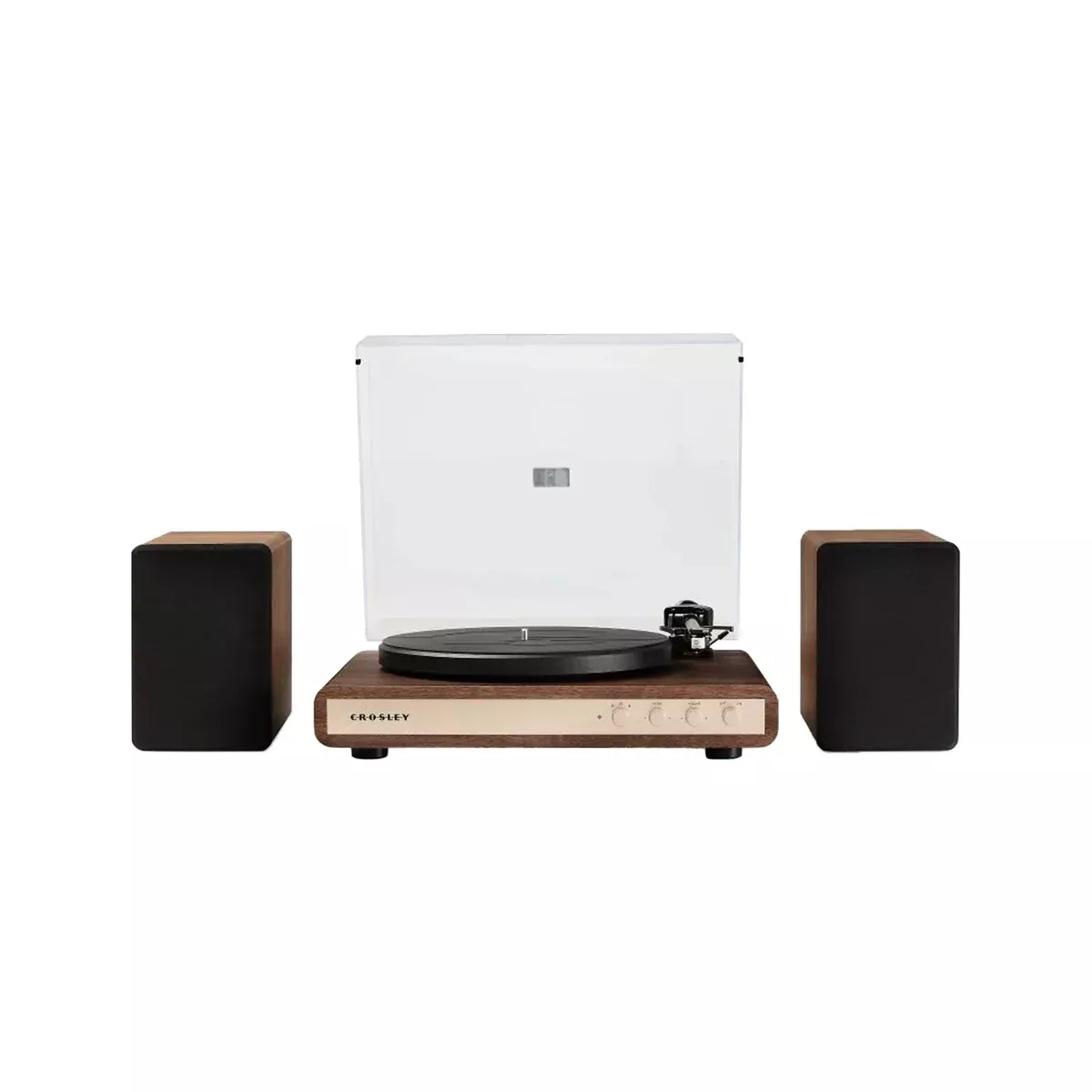 Crosley C65 Record Player w/ Speakers, Walnut