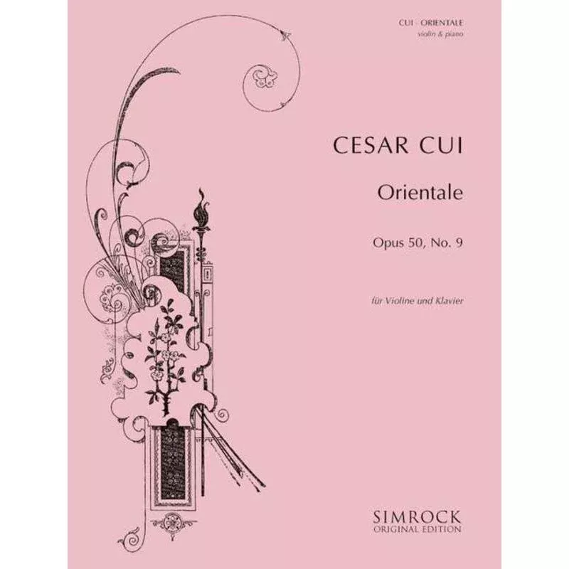 Cui - Orientale Op. 50 No. 9