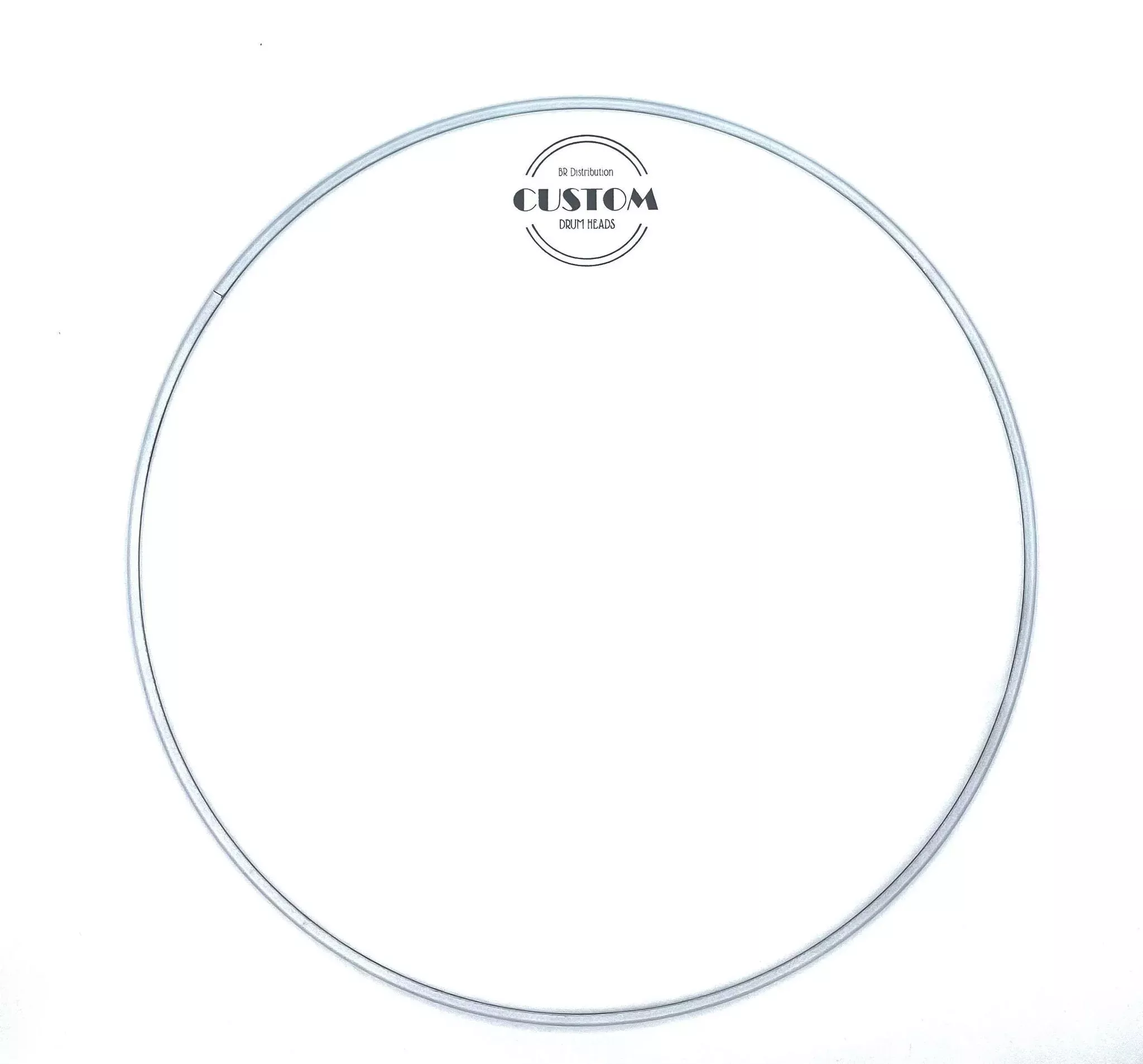 Custom 14" White Coated Drum Head
