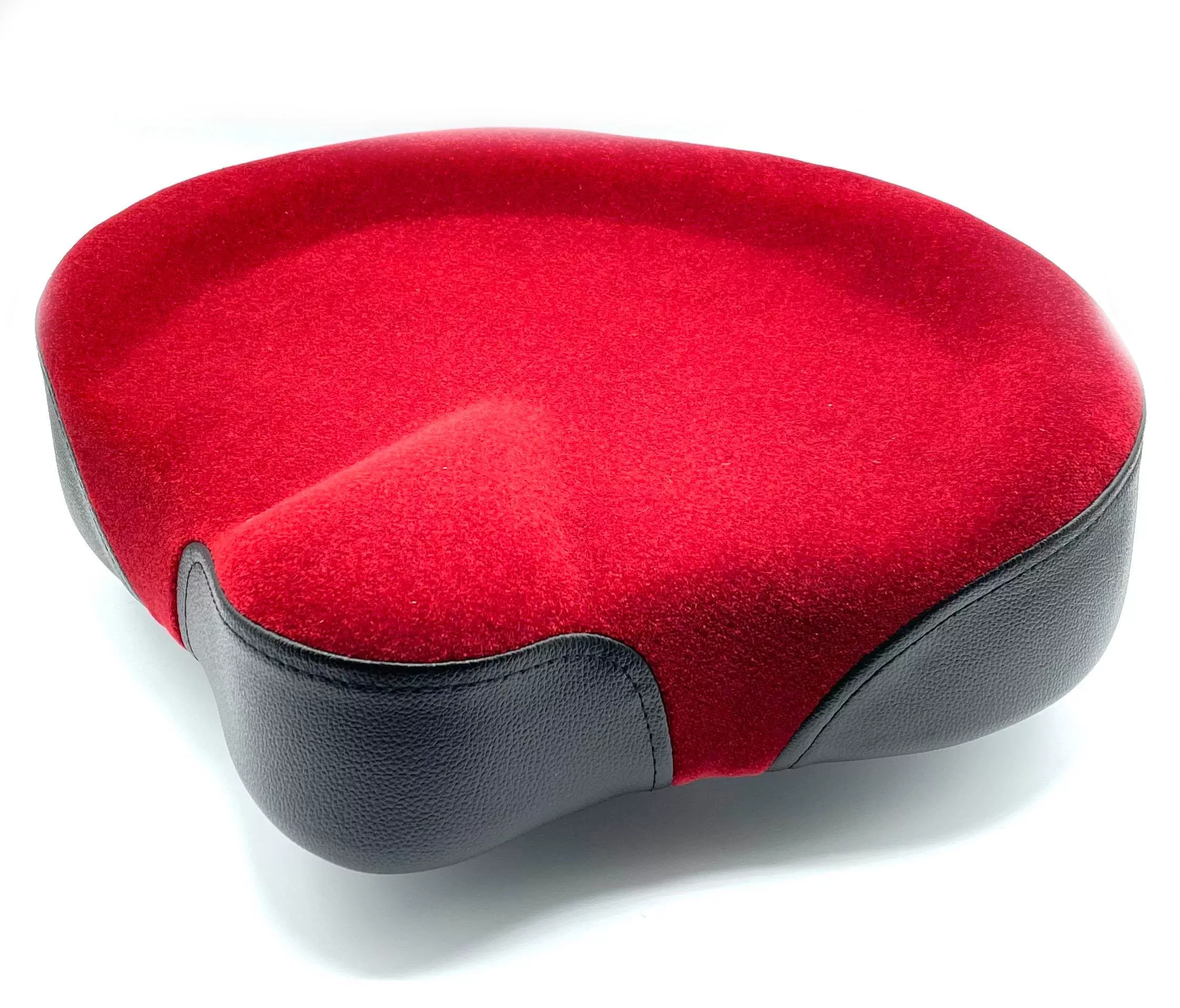 Custom Percussion Cycle Seat Drum Throne Red - Top Only