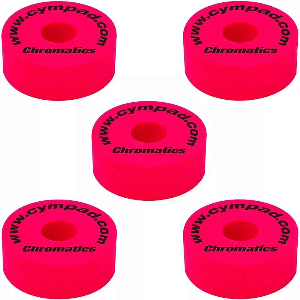Cympad Chromatics Foam Cymbal Washer 5-Piece Crash Set Red