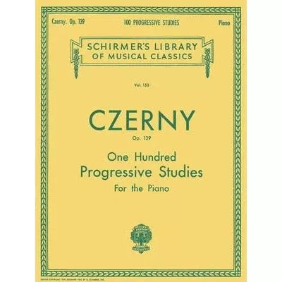 Czerny 100 Progressive Studies without Octaves Op. 139