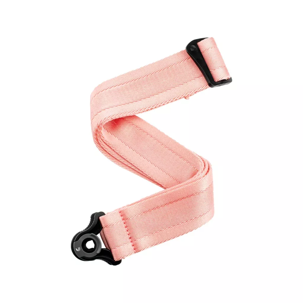 D’Addario 50mm Auto Lock Guitar Strap, New Rose