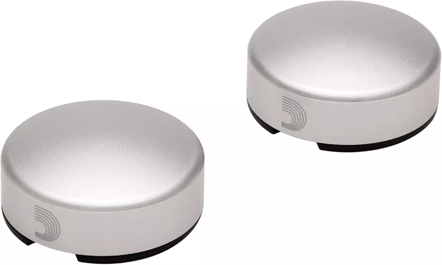 D'Addario Accessories XPND Footswitch Toppers in Silver 2 Pack