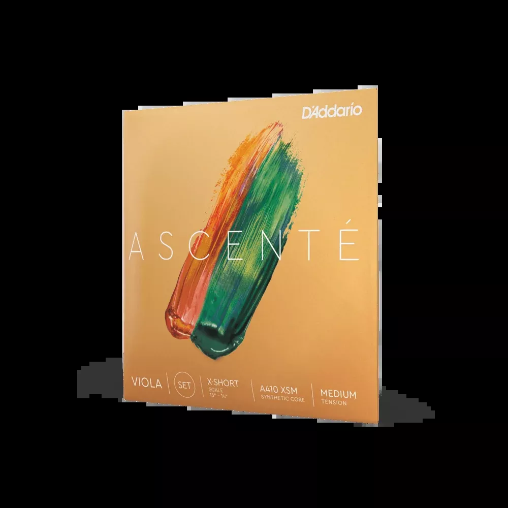 D'Addario Ascenté Viola Strings, Extra-Short Scale, Medium Tension – Set or Single Strings