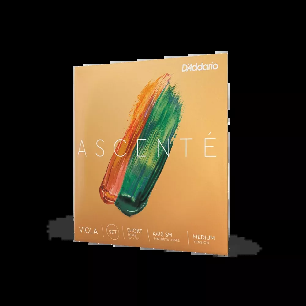 D'Addario Ascenté Viola Strings, Short Scale, Medium Tension – Set or Single Strings