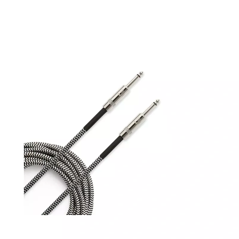 D’Addario Custom Series 10′ Braided Instrument Cable, Grey