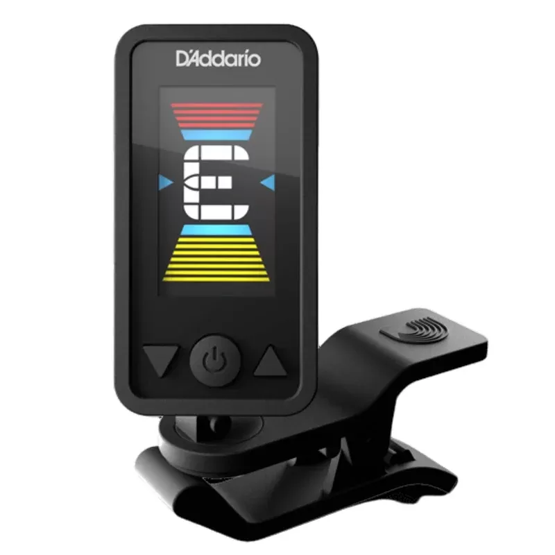 D’Addario Eclipse Rechargeable Clip-on Headstock Tuner, Black