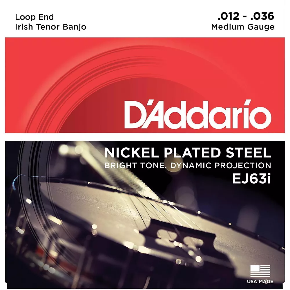 D'Addario EJ63i Nickel Irish Tenor Banjo Strings (9-30)