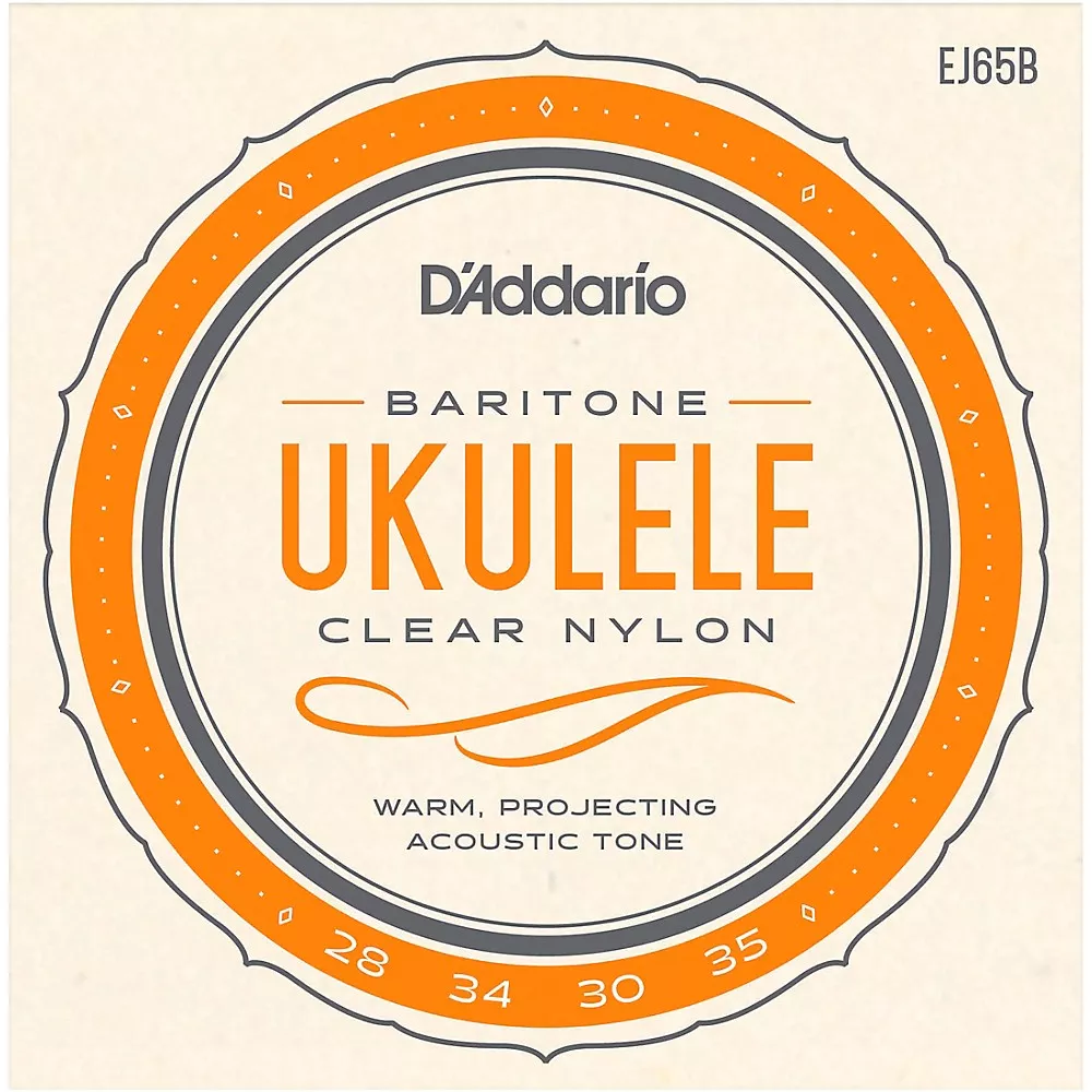 D'Addario EJ65B Pro-Arte Custom Extruded Baritone Nylon Ukulele Strings