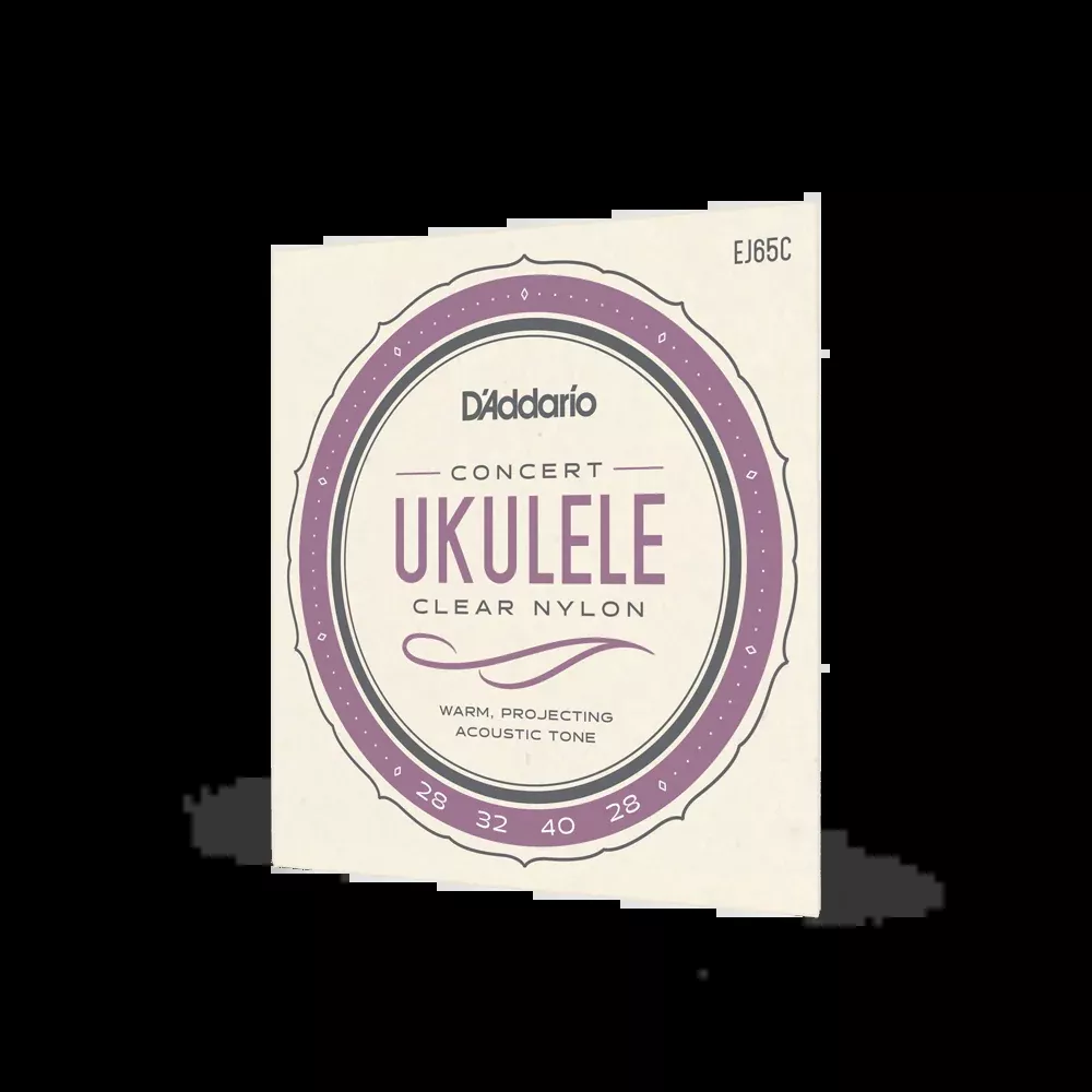 D'Addario EJ65C Pro-Arté Custom Extruded NylonUkulele Strings, Concert