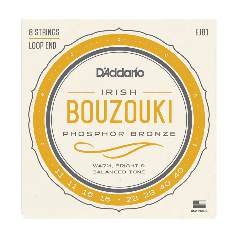 D’Addario EJ81 Phosphor Bronze Irish Bouzouki Strings