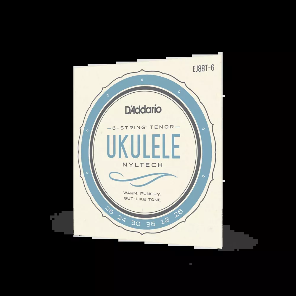 D’Addario EJ88T-6 Nyltech Ukulele Strings, 6-String Tenor