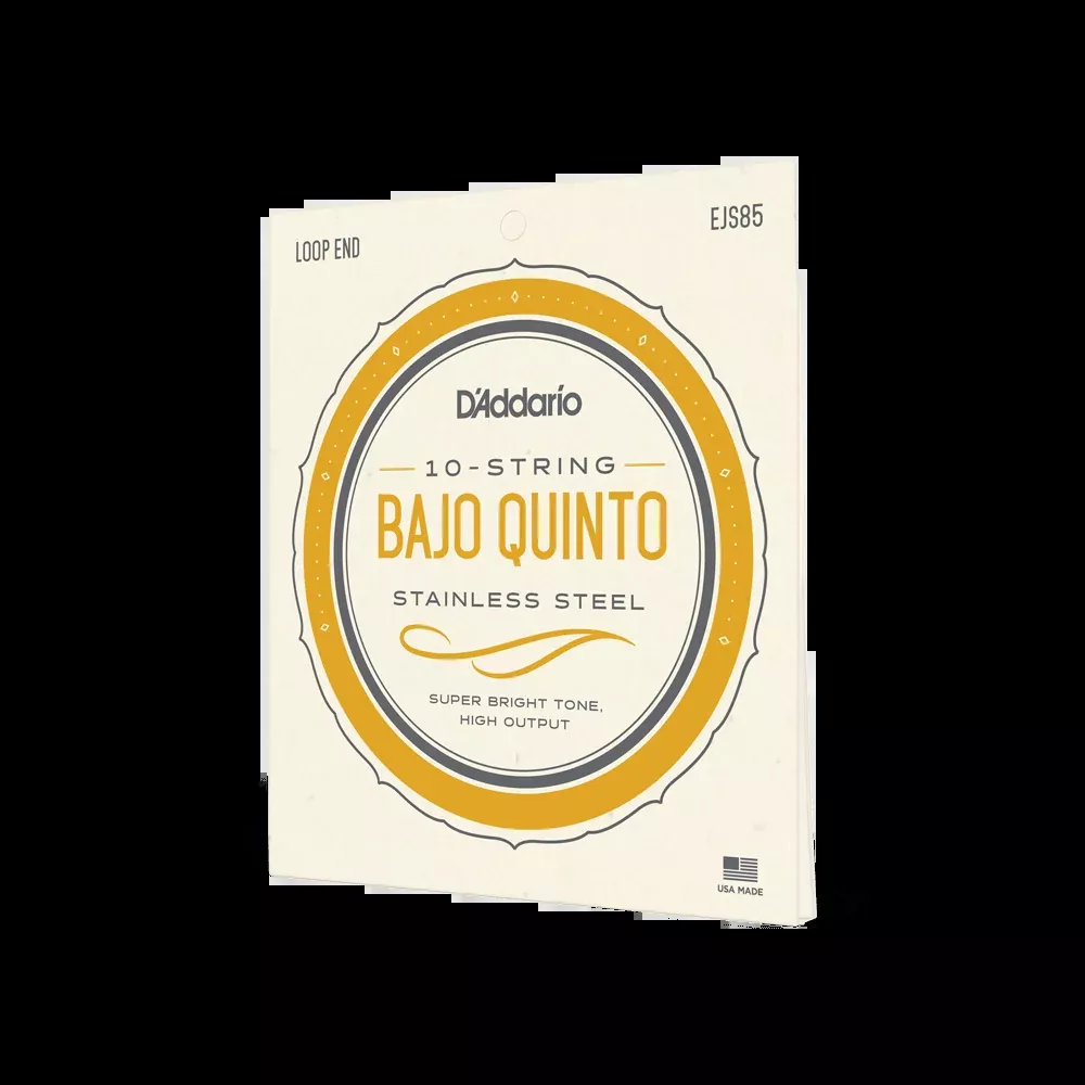 D'Addario EJS85 Bajo Quinto Stainless Steel Strings