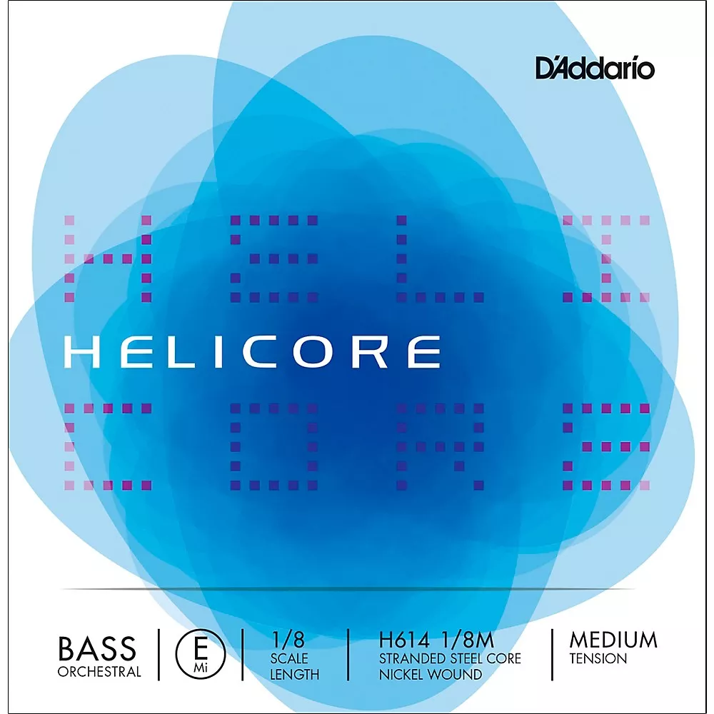 D'Addario Helicore Orchestral Series Double Bass E String 1/8 Size