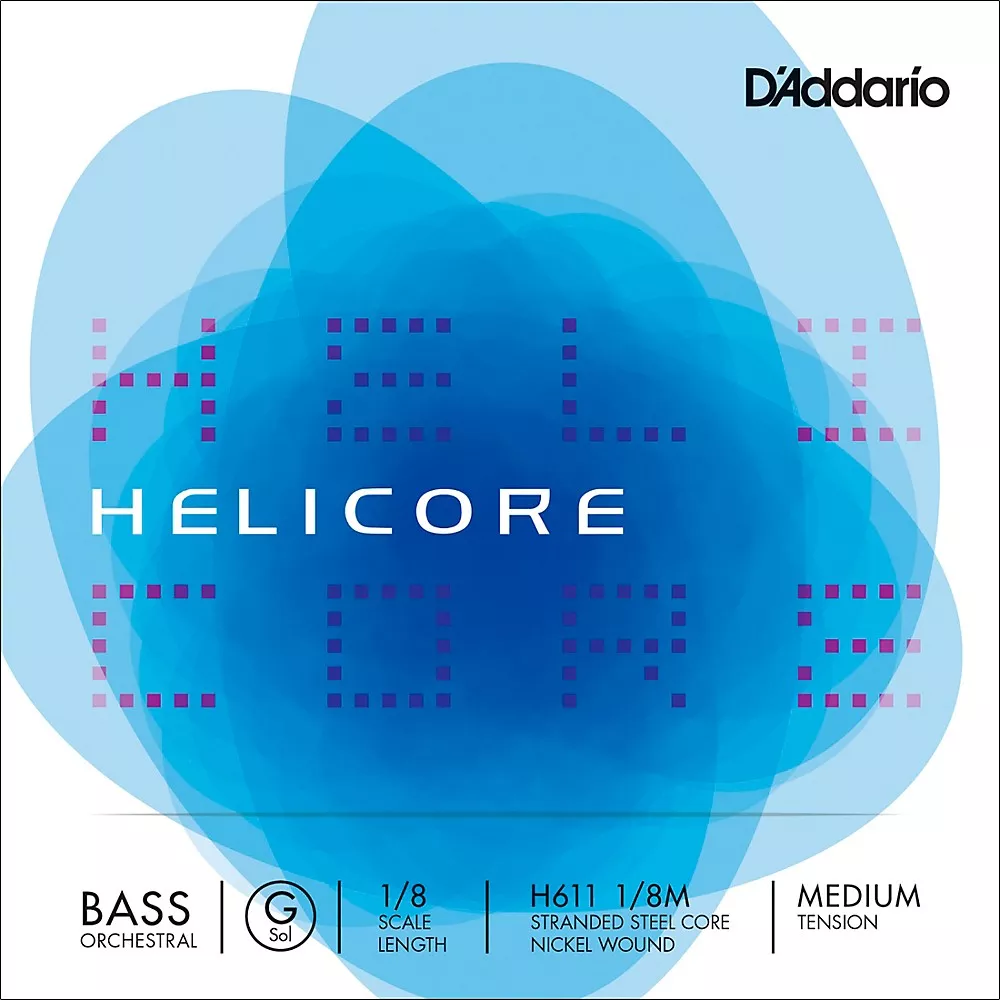 D'Addario Helicore Orchestral Series Double Bass G String 1/8 Size
