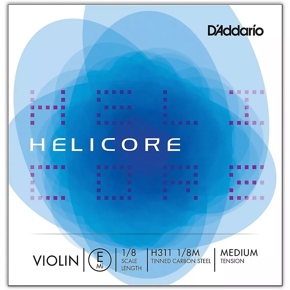 D'Addario Helicore Series Violin E String 1/8 Size