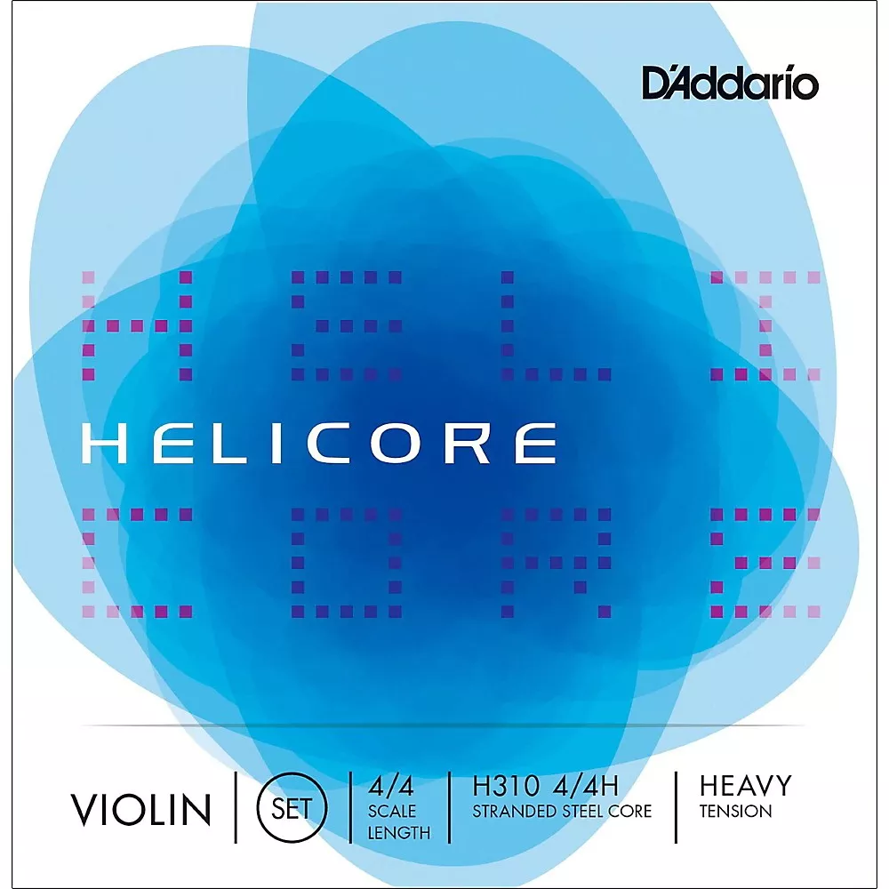 D'Addario Helicore Violin Set Strings 4/4 Size Heavy
