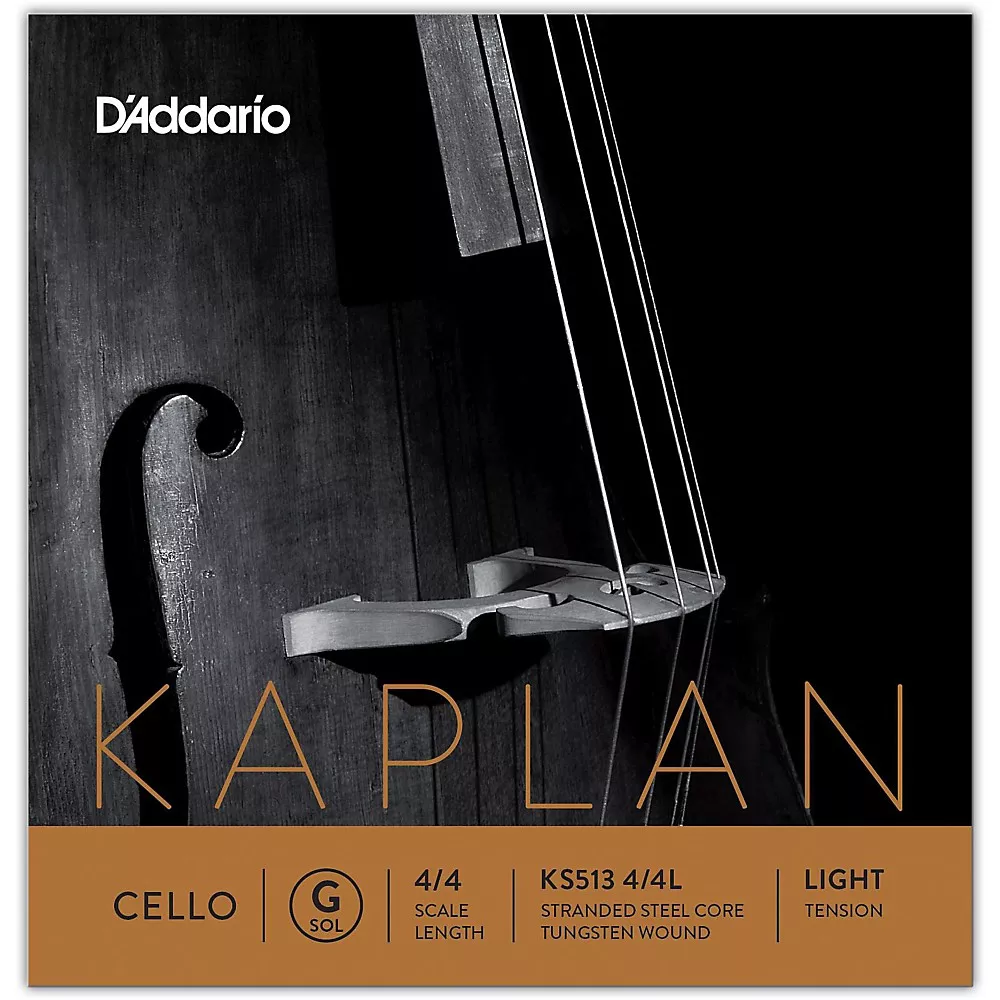 D'Addario Kaplan Series Cello G String 4/4 Size Light