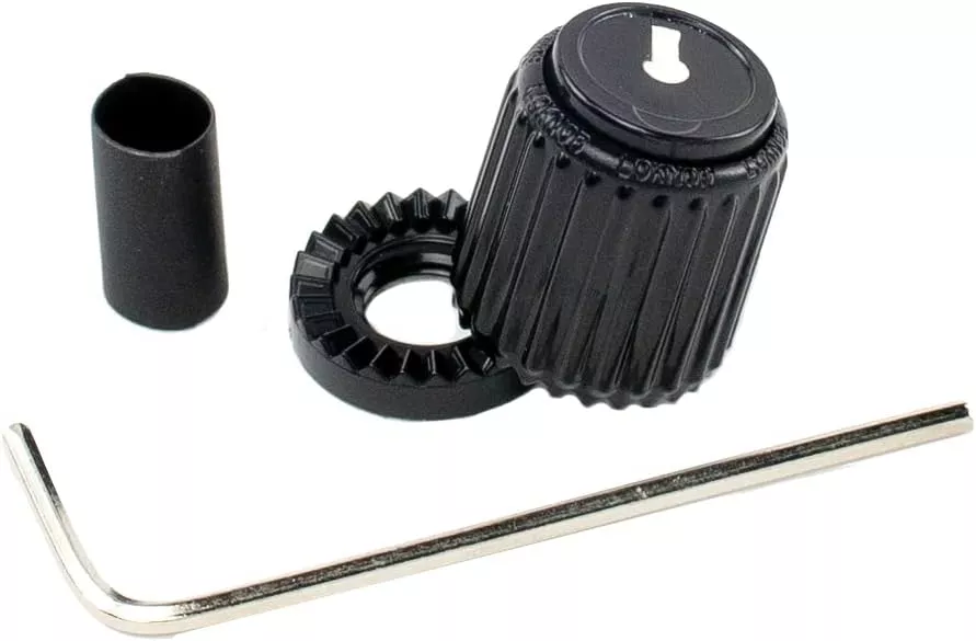 D'Addario LokNob Small Black Plastic Knob