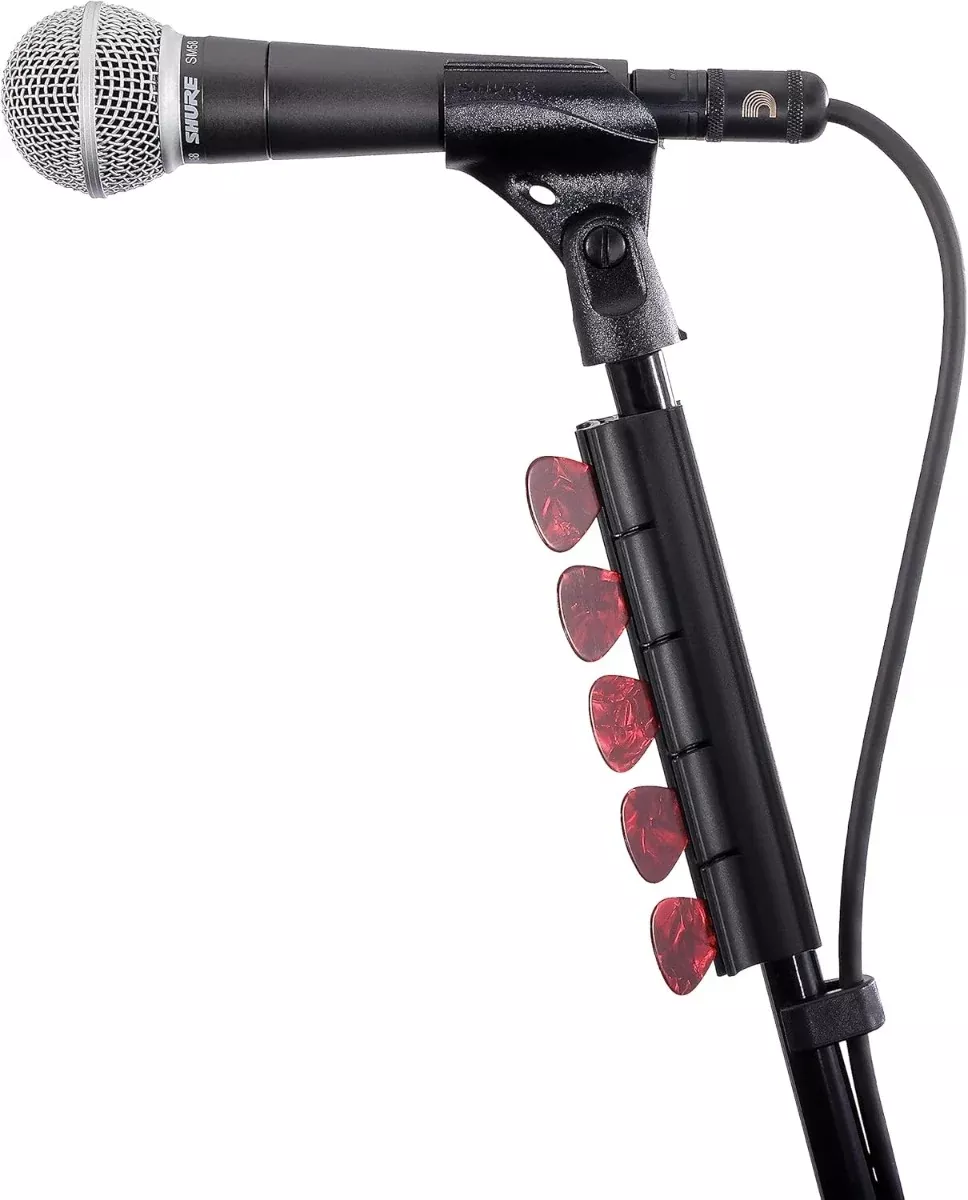 D'Addario Mic Stand Pick Holder in Black