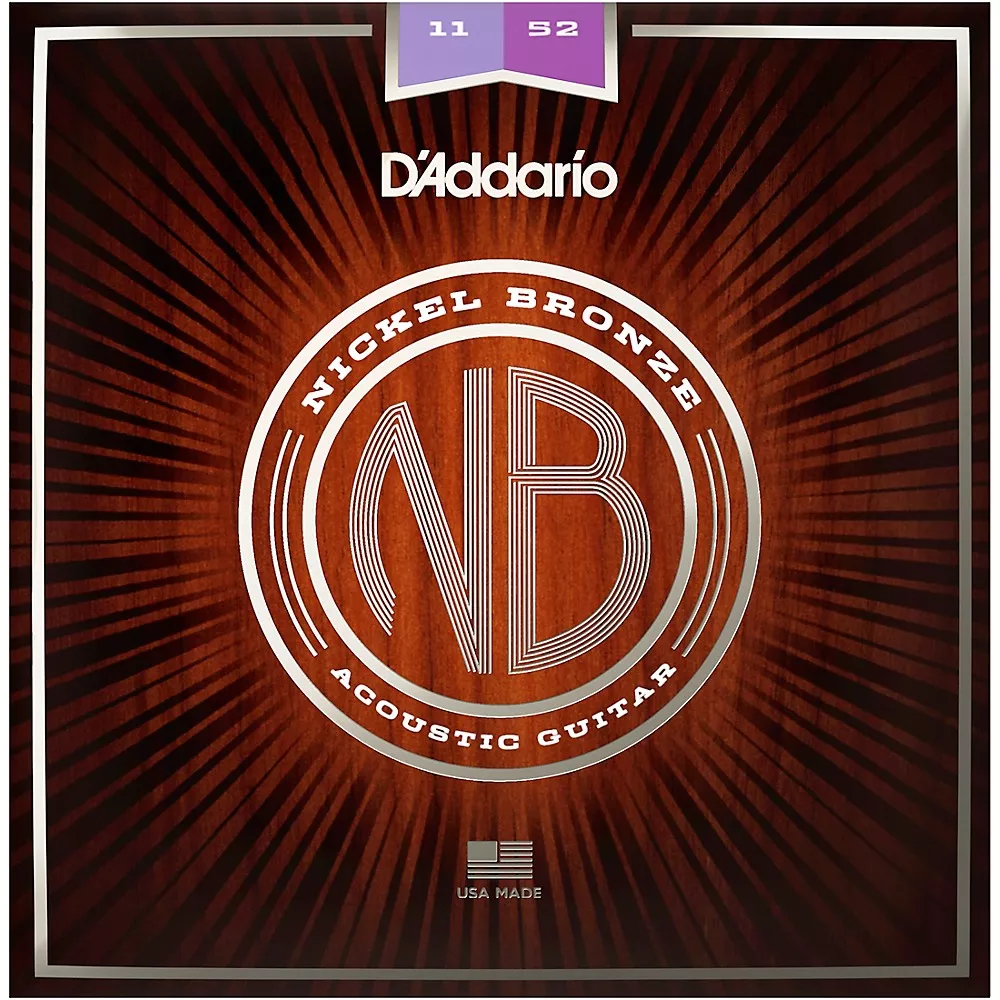 D'Addario NB1152 Nickel Bronze Custom Light Acoustic Strings
