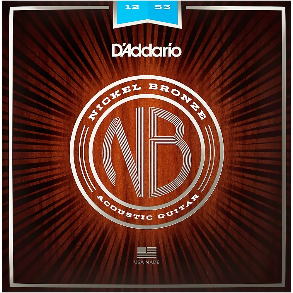 D'Addario NB1253 Nickel Bronze Light Acoustic Strings