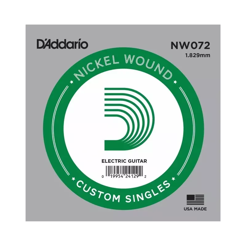 D’Addario NW072 Nickel Roundwound 072 Single String