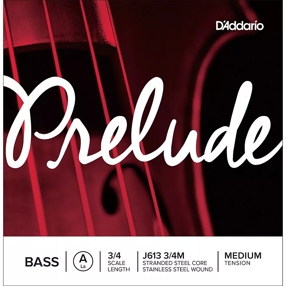 D'Addario Prelude Series Double Bass A String 3/4 Size